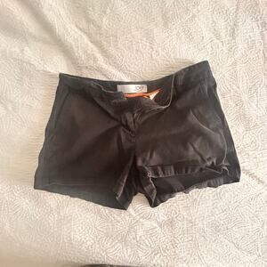 Joe's Shorts, black cotton, size 8